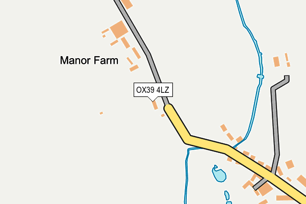 OX39 4LZ map - OS OpenMap – Local (Ordnance Survey)