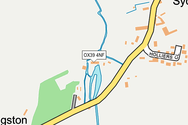 OX39 4NF map - OS OpenMap – Local (Ordnance Survey)