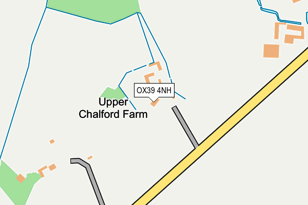 OX39 4NH map - OS OpenMap – Local (Ordnance Survey)