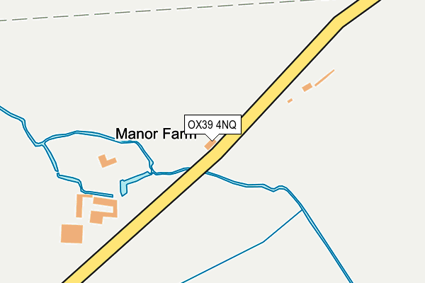 OX39 4NQ map - OS OpenMap – Local (Ordnance Survey)