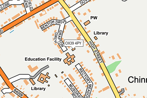OX39 4PY map - OS OpenMap – Local (Ordnance Survey)