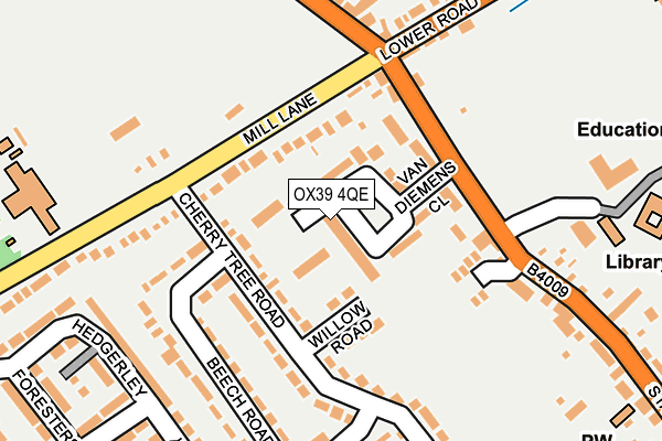 OX39 4QE map - OS OpenMap – Local (Ordnance Survey)