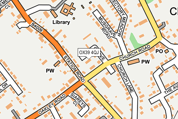 OX39 4QJ map - OS OpenMap – Local (Ordnance Survey)