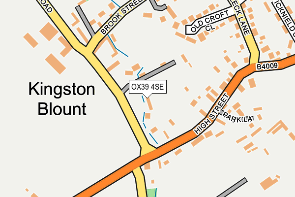 OX39 4SE map - OS OpenMap – Local (Ordnance Survey)