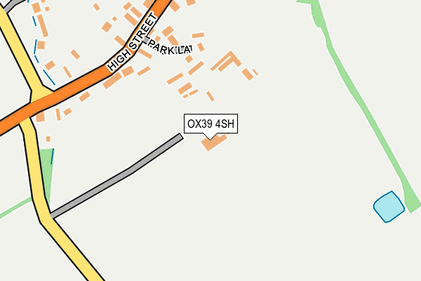 OX39 4SH map - OS OpenMap – Local (Ordnance Survey)