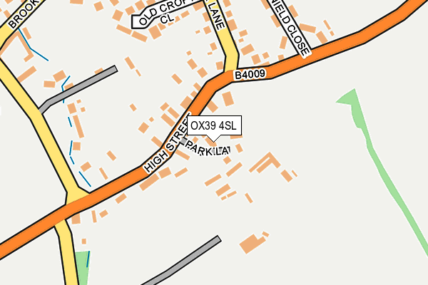 OX39 4SL map - OS OpenMap – Local (Ordnance Survey)