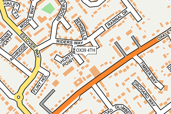 OX39 4TH map - OS OpenMap – Local (Ordnance Survey)