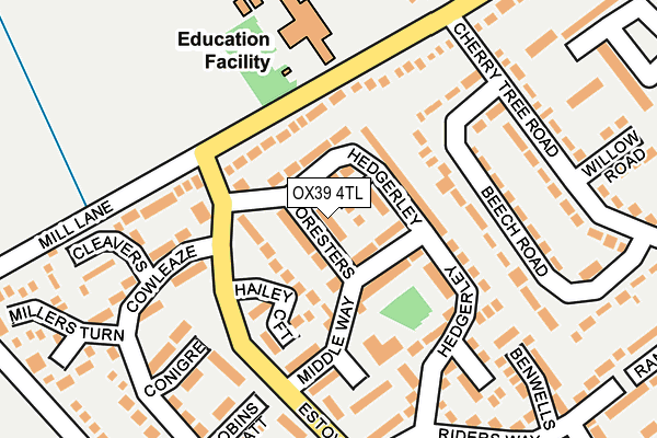 Map of CHINNOR WEB DESIGN LIMITED at local scale