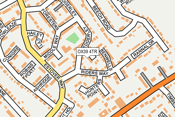 OX39 4TR map - OS OpenMap – Local (Ordnance Survey)