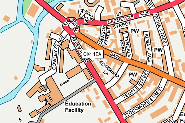 Map of ORBIT EDUCATION LTD at local scale