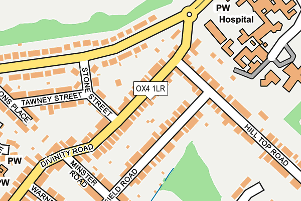 OX4 1LR map - OS OpenMap – Local (Ordnance Survey)