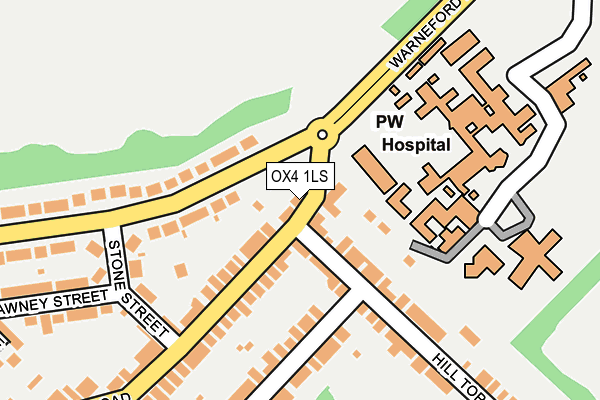 OX4 1LS map - OS OpenMap – Local (Ordnance Survey)