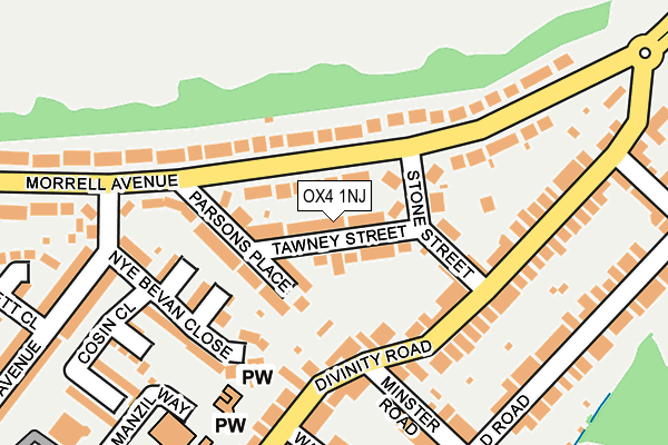 OX4 1NJ map - OS OpenMap – Local (Ordnance Survey)