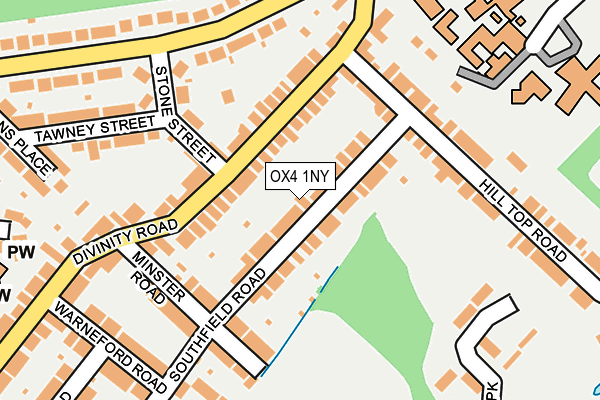 OX4 1NY map - OS OpenMap – Local (Ordnance Survey)