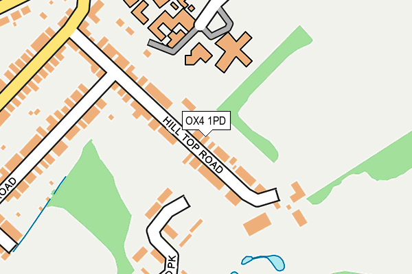 OX4 1PD map - OS OpenMap – Local (Ordnance Survey)