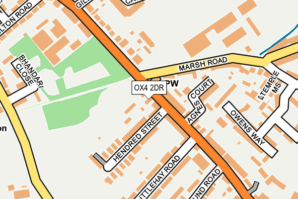 OX4 2DR map - OS OpenMap – Local (Ordnance Survey)