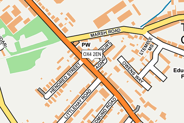 OX4 2EN map - OS OpenMap – Local (Ordnance Survey)