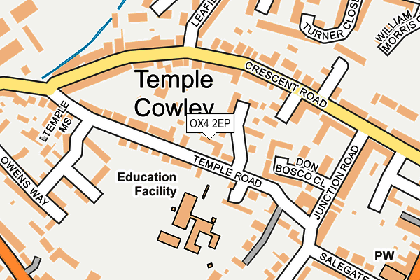 OX4 2EP map - OS OpenMap – Local (Ordnance Survey)