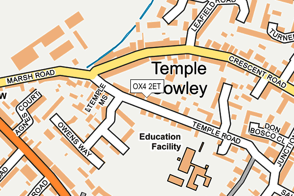 OX4 2ET map - OS OpenMap – Local (Ordnance Survey)