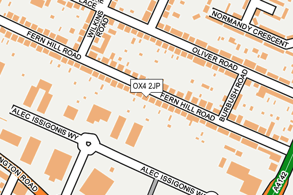 OX4 2JP map - OS OpenMap – Local (Ordnance Survey)