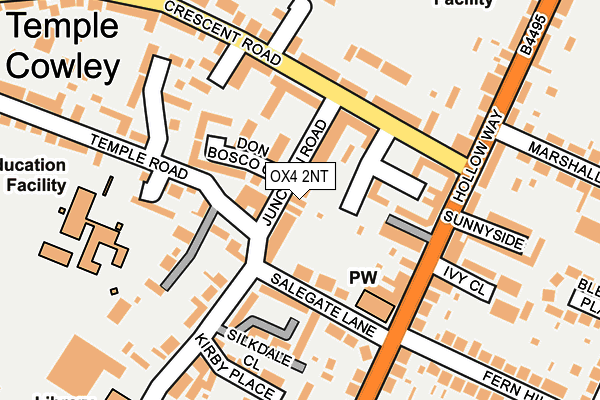 OX4 2NT map - OS OpenMap – Local (Ordnance Survey)
