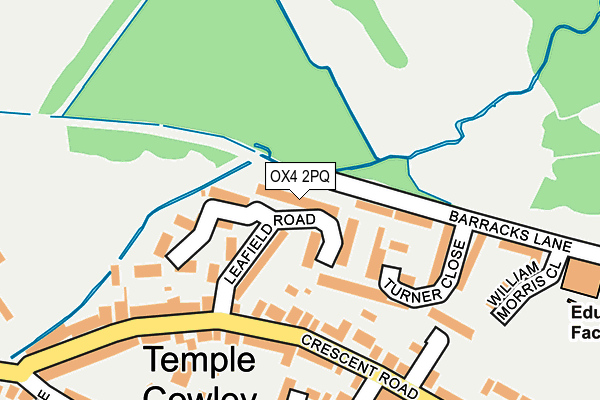 OX4 2PQ map - OS OpenMap – Local (Ordnance Survey)