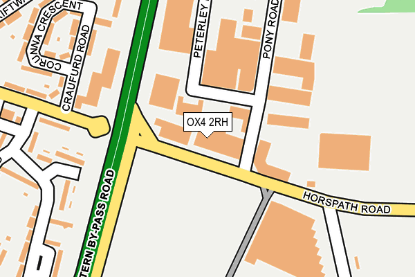 OX4 2RH map - OS OpenMap – Local (Ordnance Survey)