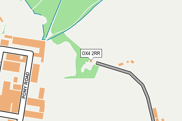 OX4 2RR map - OS OpenMap – Local (Ordnance Survey)