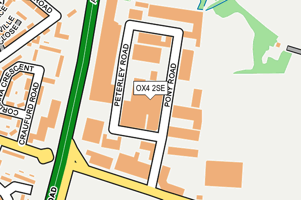 OX4 2SE map - OS OpenMap – Local (Ordnance Survey)