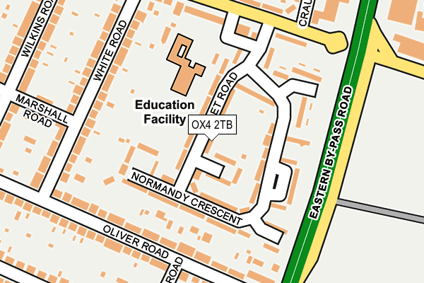 OX4 2TB map - OS OpenMap – Local (Ordnance Survey)