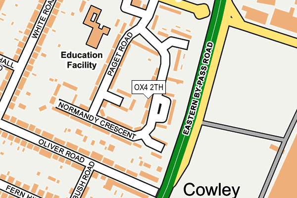 OX4 2TH map - OS OpenMap – Local (Ordnance Survey)