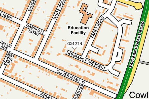 OX4 2TN map - OS OpenMap – Local (Ordnance Survey)