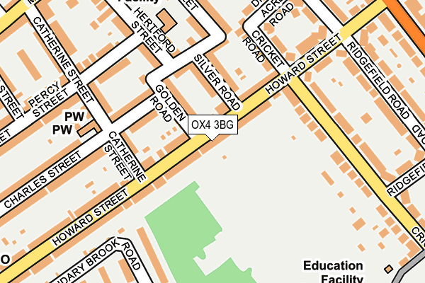 OX4 3BG map - OS OpenMap – Local (Ordnance Survey)