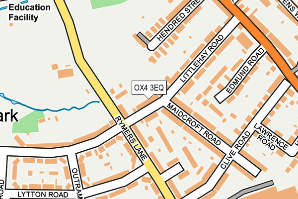OX4 3EQ map - OS OpenMap – Local (Ordnance Survey)