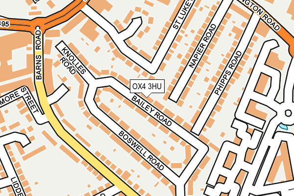 OX4 3HU map - OS OpenMap – Local (Ordnance Survey)