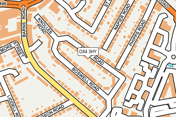 OX4 3HY map - OS OpenMap – Local (Ordnance Survey)