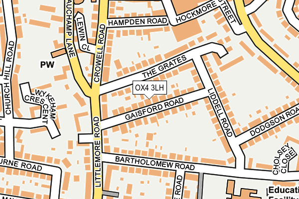 OX4 3LH map - OS OpenMap – Local (Ordnance Survey)