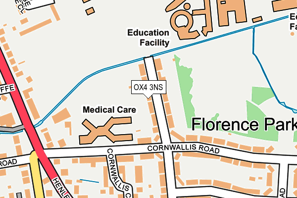 OX4 3NS map - OS OpenMap – Local (Ordnance Survey)