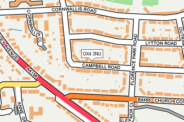 OX4 3NU map - OS OpenMap – Local (Ordnance Survey)