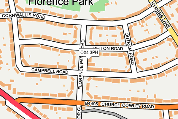 OX4 3PH map - OS OpenMap – Local (Ordnance Survey)