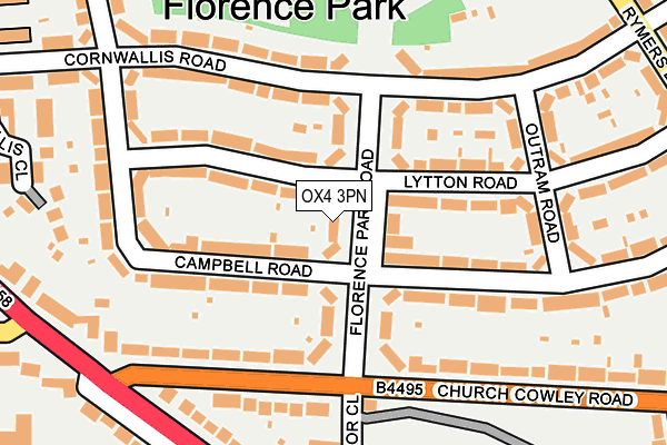 OX4 3PN map - OS OpenMap – Local (Ordnance Survey)