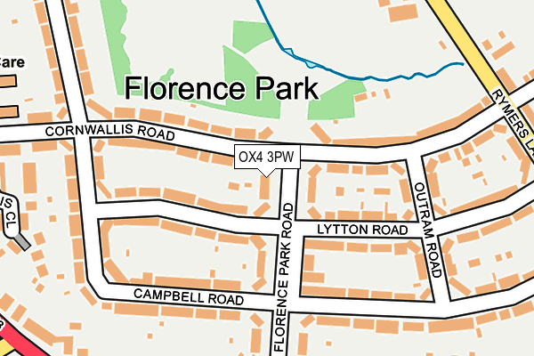 OX4 3PW map - OS OpenMap – Local (Ordnance Survey)