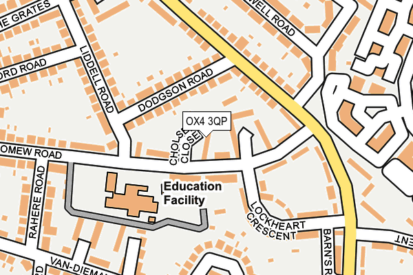 OX4 3QP map - OS OpenMap – Local (Ordnance Survey)