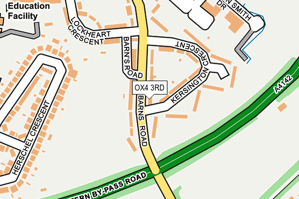 OX4 3RD map - OS OpenMap – Local (Ordnance Survey)