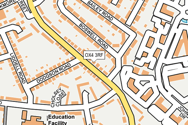 OX4 3RF map - OS OpenMap – Local (Ordnance Survey)