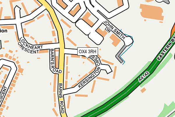 OX4 3RH map - OS OpenMap – Local (Ordnance Survey)