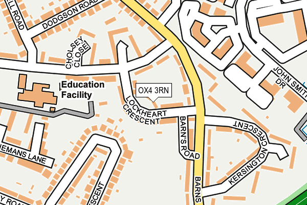 OX4 3RN map - OS OpenMap – Local (Ordnance Survey)