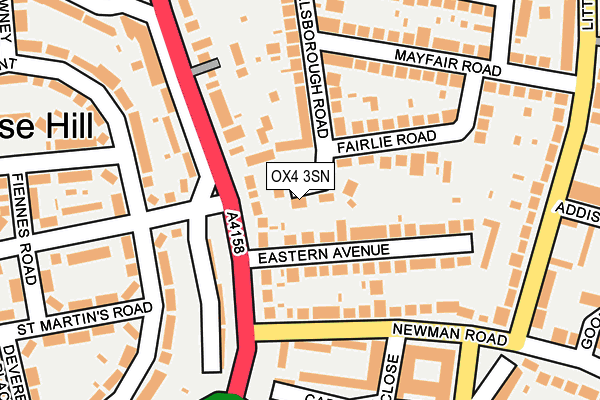 OX4 3SN map - OS OpenMap – Local (Ordnance Survey)