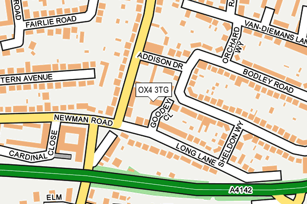 OX4 3TG map - OS OpenMap – Local (Ordnance Survey)