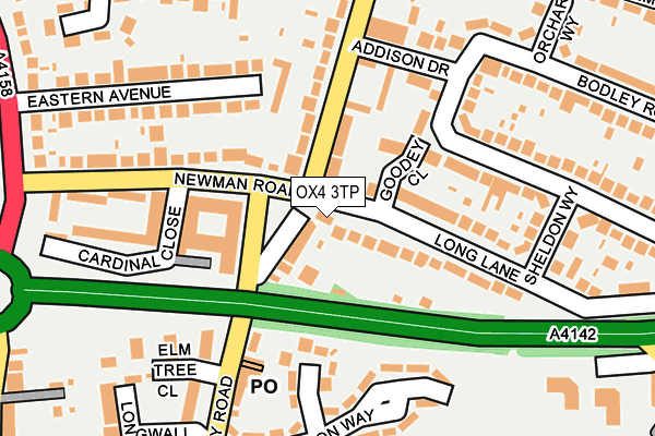 OX4 3TP map - OS OpenMap – Local (Ordnance Survey)